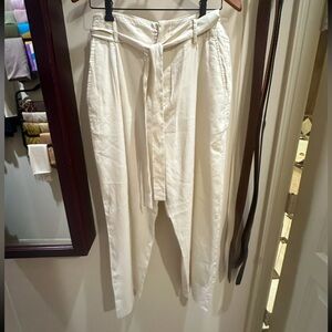 Ivory Linen Rag & Bone Suit Set Size 10